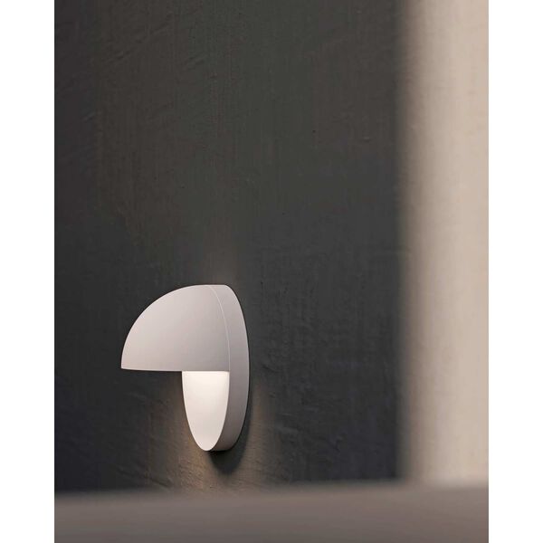 Mezza Cupola Textured White 5-Inch LED Sconce, image 4