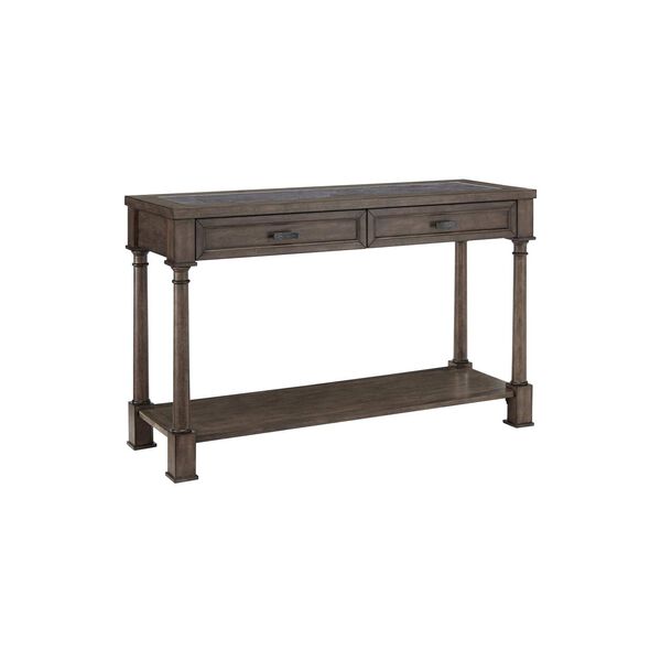 Riverdale Rd Gray Flannel Slate Sofa Console Table, image 1