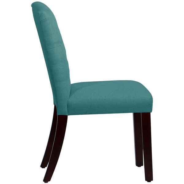 Linen Laguna 39-Inch Tufted Arched Dining Chair, image 3