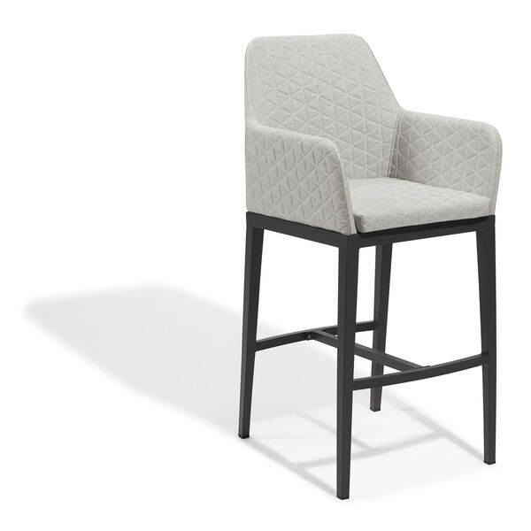 Oland Canvas Granite Bar Chair, image 1