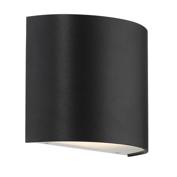 Pocket Black Three-Inch LED Wall Sconce, image 1