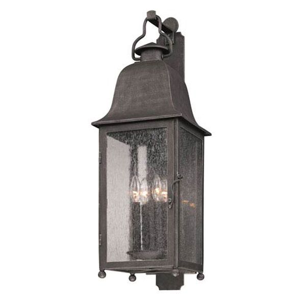Jefferson Aged Pewter Four-Light Outdoor Wall Mount, image 1