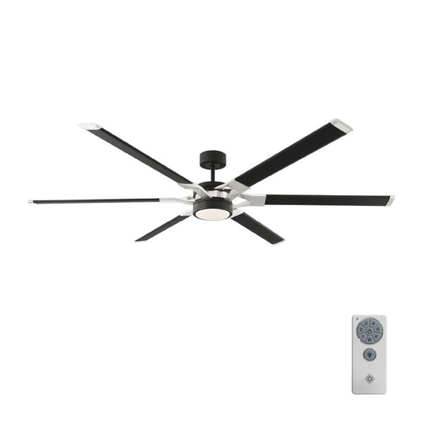 Loft Midnight Black 72-Inch LED Indoor Outdoor Ceiling Fan, image 2