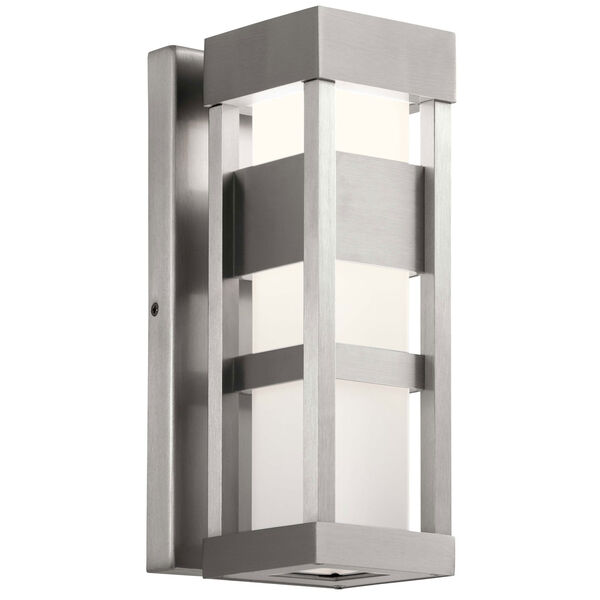 Ryler Brushed Aluminum Five-Inch LED Outdoor Wall Sconce, image 1