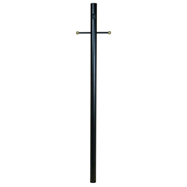 Direct Burial Posts Matte Black Direct Burial Posts with Photocell, image 1