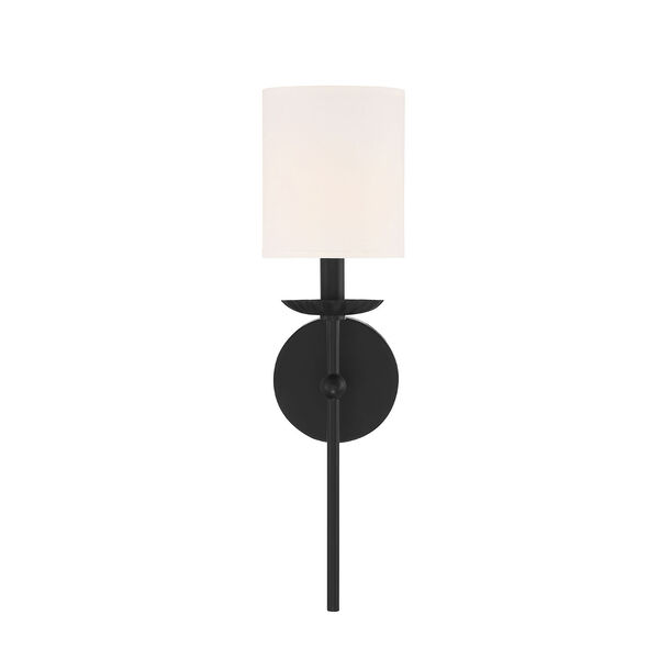 Lowry Matte Black 19-Inch One-Light Wall Sconce, image 3