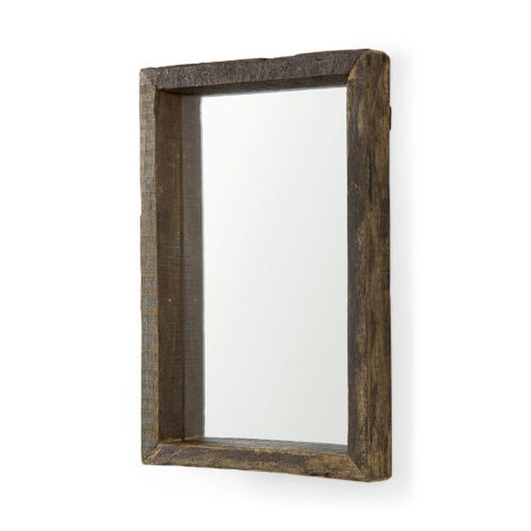 Gervaise Brown 18-Inch x 12-Inch Rectangular Wall Mirror, image 1