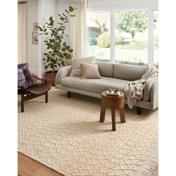 Noelle Ivory and Gold 9 Ft. x 12 Ft. Area Rug, image 2