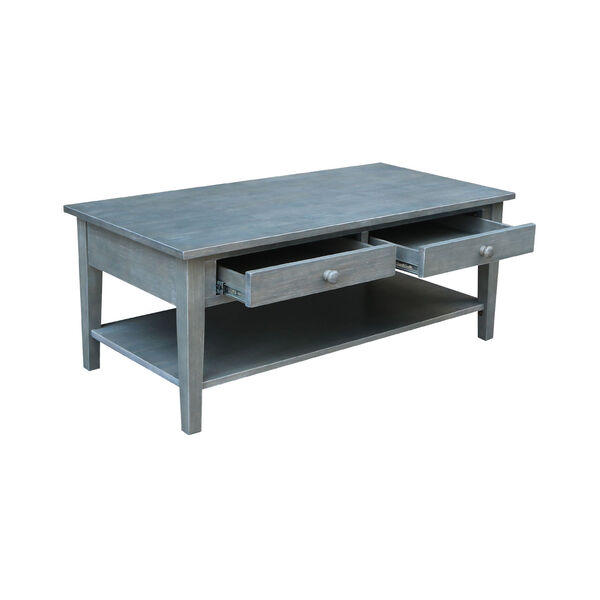 Spencer Antique Washed Heather Gray Coffee Table, image 6