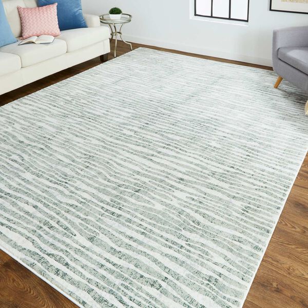 Atwell Gray Green Ivory Area Rug, image 2