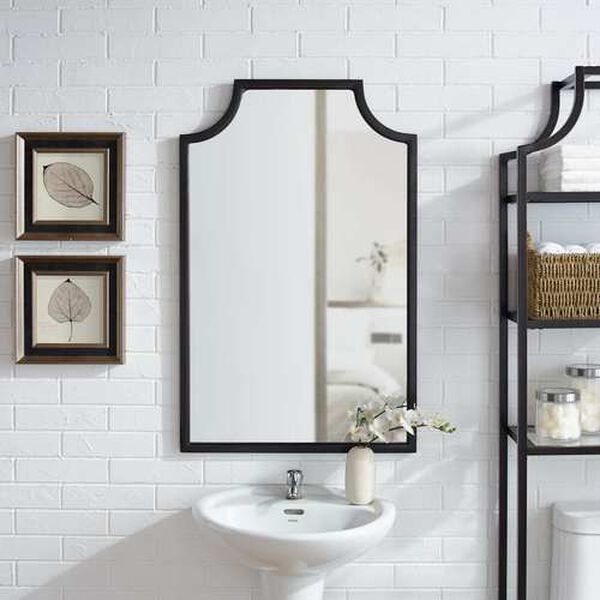 Aimee Oil Rubbed Bronze Bath Mirror, image 1