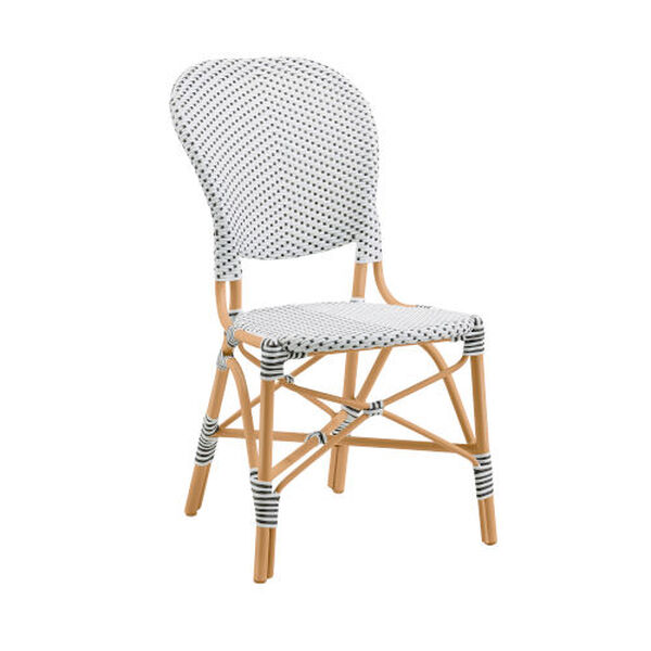 Alu Affaire Isabell White, Cappuccino and Almond Outdoor Dining Chair, image 1