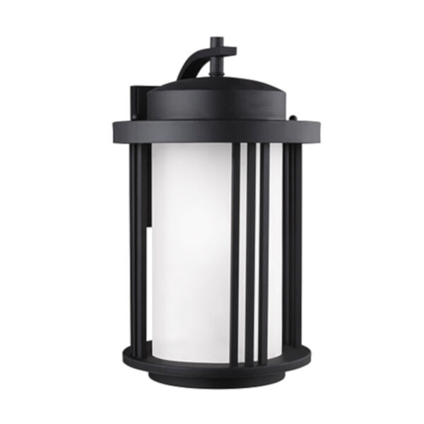 Uptown Black 12-Inch One-Light Outdoor Wall Sconce, image 1