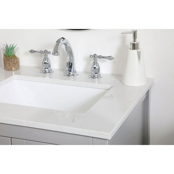 Aubrey Gray 24-Inch Vanity Sink Set, image 5