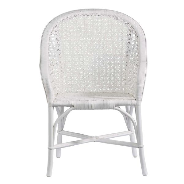 Louie White Accent Arm Chair, image 1