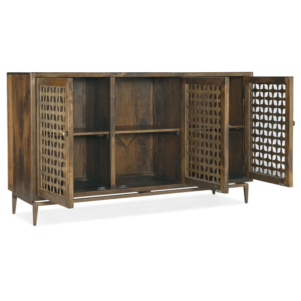 Natural Wood Entertainment Console, image 2