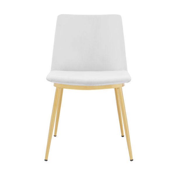 Messina White Dining Chair, Set of Two, image 3