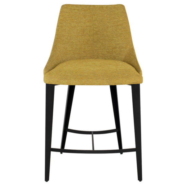 Renee Yellow and Brown Counter Stool, image 2