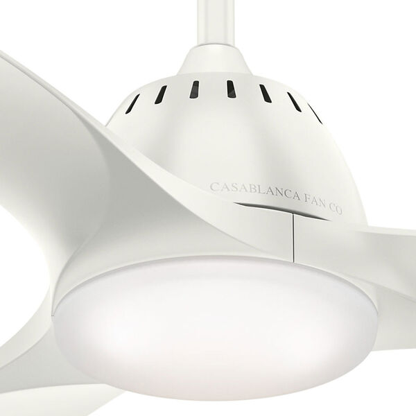 Wisp Fresh White 52-Inch LED Ceiling Fan, image 2