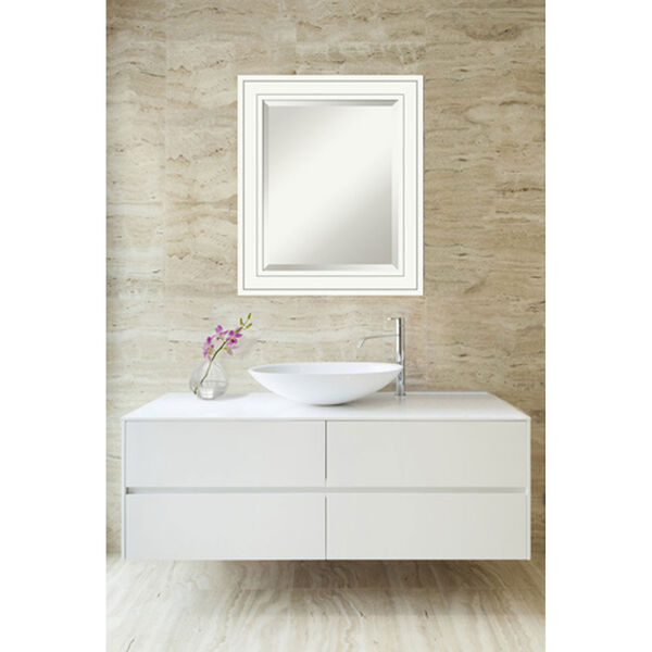 Craftsman White 21 x 25 In. Bathroom Mirror, image 4