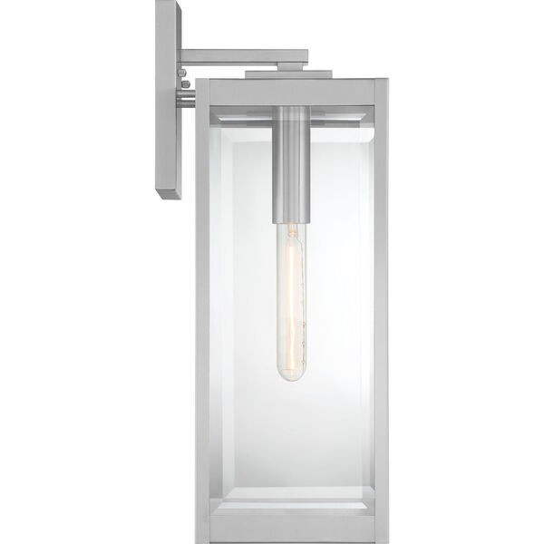 Westover Stainless Steel 20-Inch One-Light Outdoor Lantern with Clear Beveled Glass, image 3