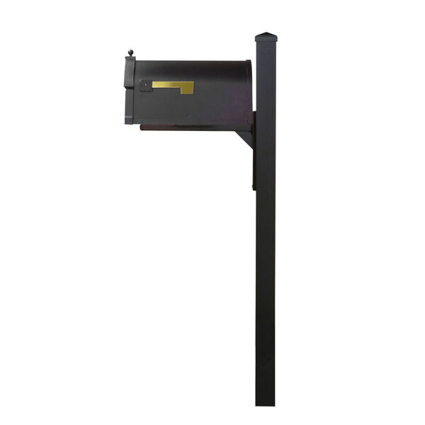 Berkshire Curbside Black Mailbox and Wellington Direct Burial Mailbox, image 4