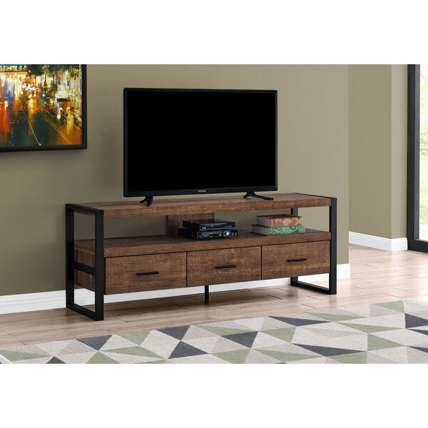Brown 59-Inch TV Stand, image 2