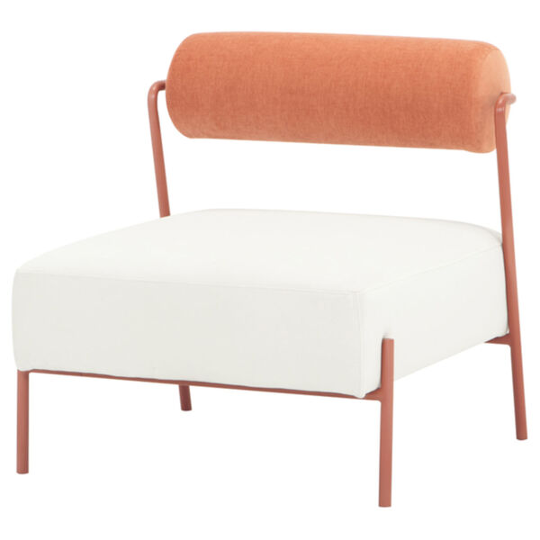 Marni Oyster and Rust Occasional Chair, image 1