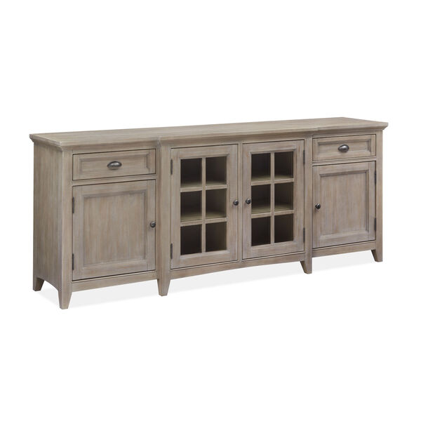 Paxton Place 80-Inch Gray Entertainment Console, image 1