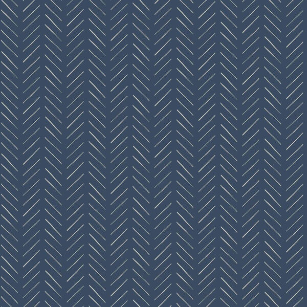 Pick-Up Sticks Blue Wallpaper - SAMPLE SWATCH ONLY, image 1
