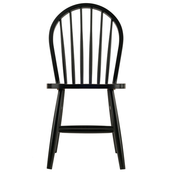 Windsor Black Chair, Set of 2, image 2