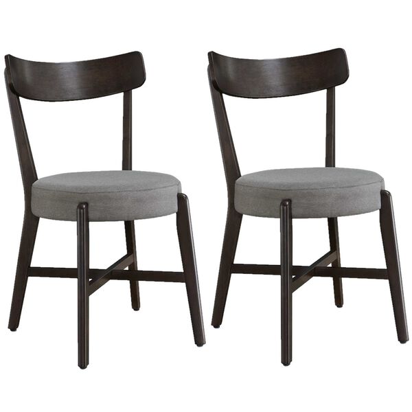 Hopper Coffee Bean Dining Chairs, Set of Two, image 1