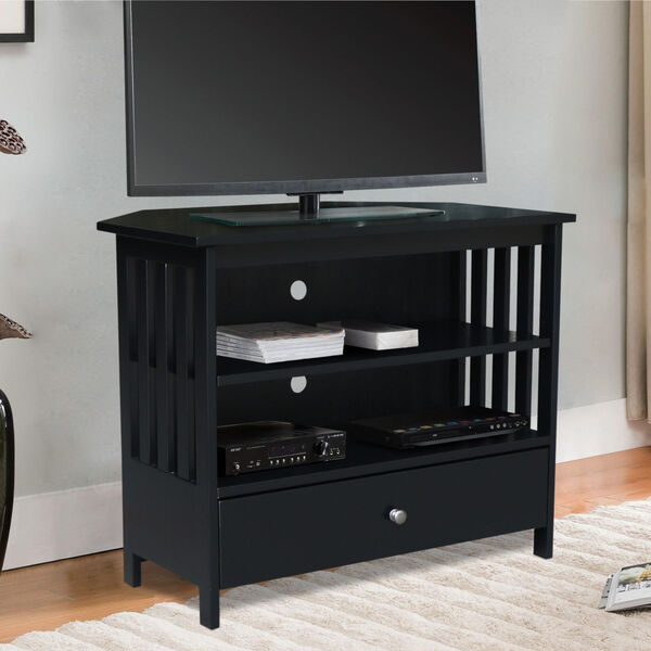 Black 35-Inch TV Stand, image 1