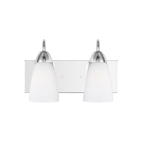 Nora Chrome Two-Light Energy Star Wall Sconce, image 2