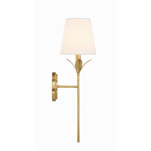 Broche Antique Gold One-Light Wall Sconce, image 6