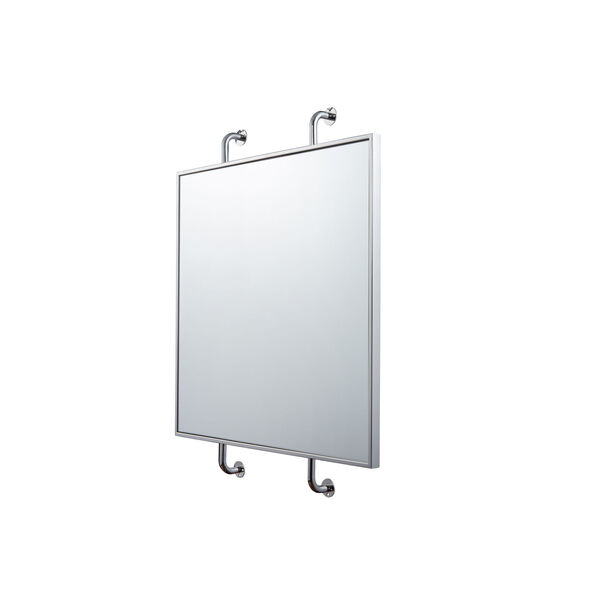 Tycho Polished Nickel Wall Mirror, image 2