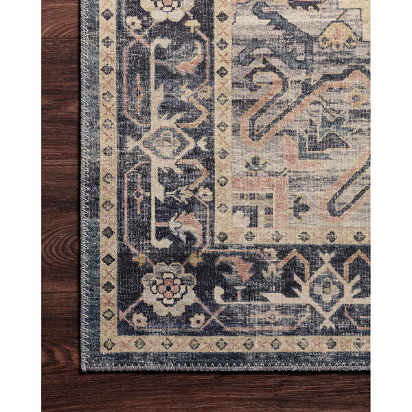 Hathaway Navy Multicolor Rectangular: 2 Ft. 3 In. x 3 Ft. 9 In. Rug, image 3
