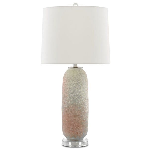 Sunset Gray and Coral One-Light Table Lamp, image 3