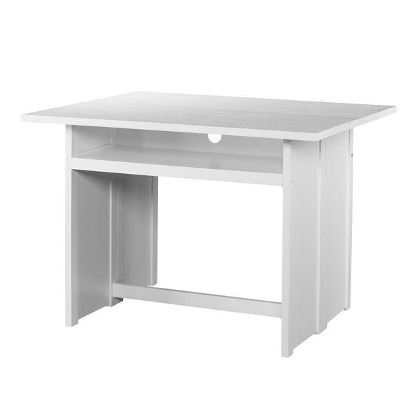 Kempsey Convertible Console to Dining Table - White, image 4