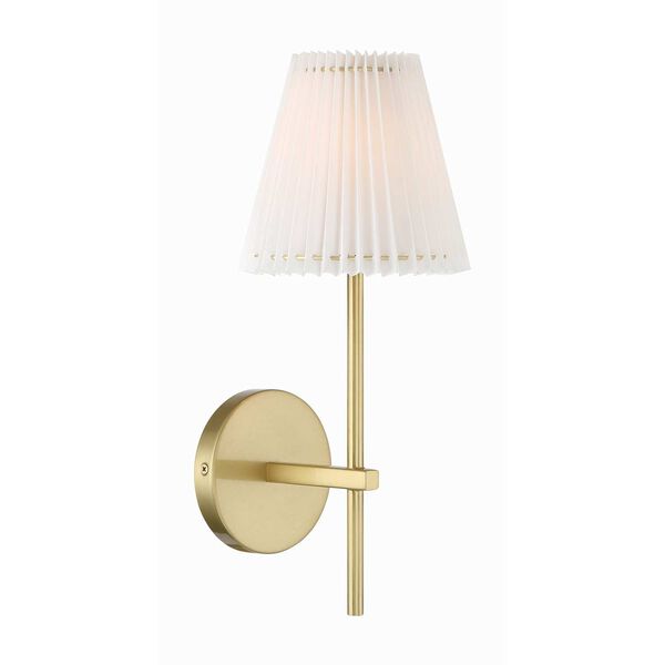 Gamma Aged Brass One-Light Wall Sconce, image 1