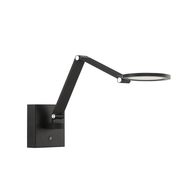 Roundo Black LED Swing Arm, image 1