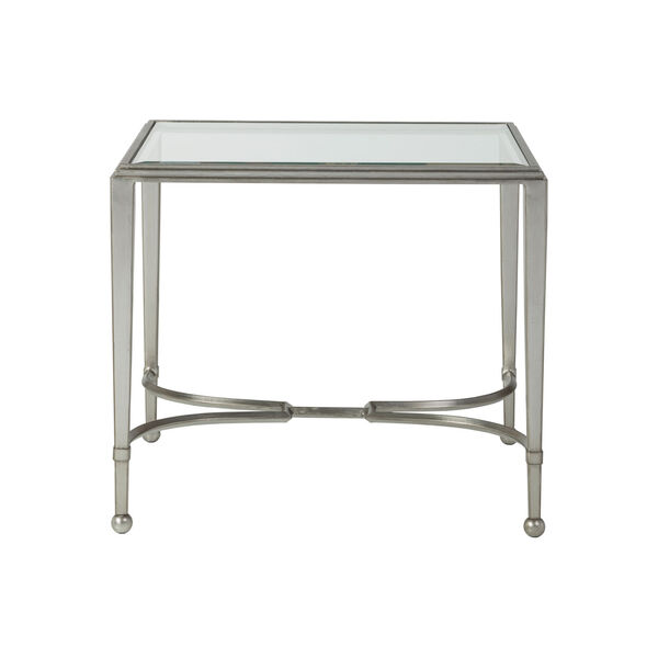 Metal Designs Silver Sangiovese Rectangular End Table, image 3