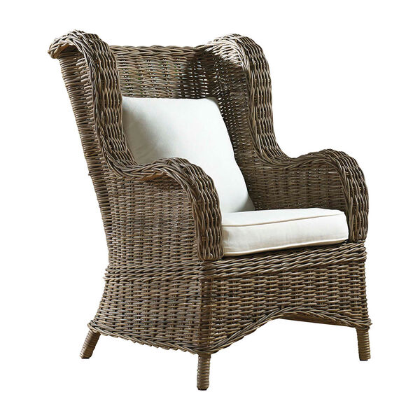 Exuma Rave Lemon Occasional Chair with Cushion, image 1
