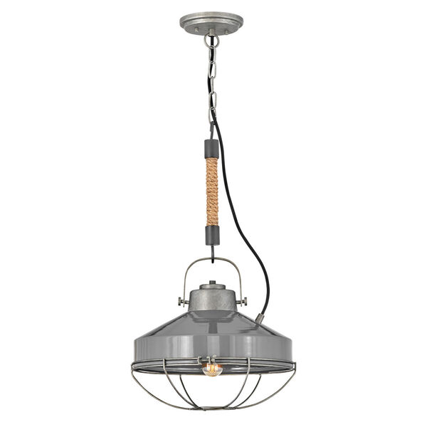 Brooklyn Rustic Pewter 14-Inch One-Light Pendant, image 2