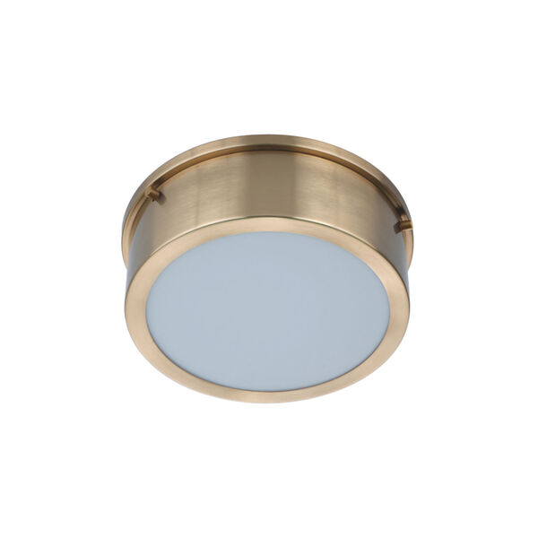 Fenn Satin Brass 9-Inch LED Flushmount, image 2