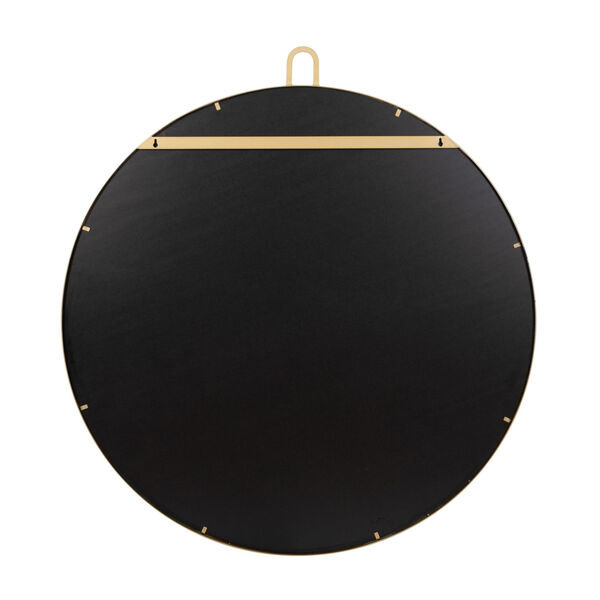 Stopwatch Gold Round Accent Mirror, image 3