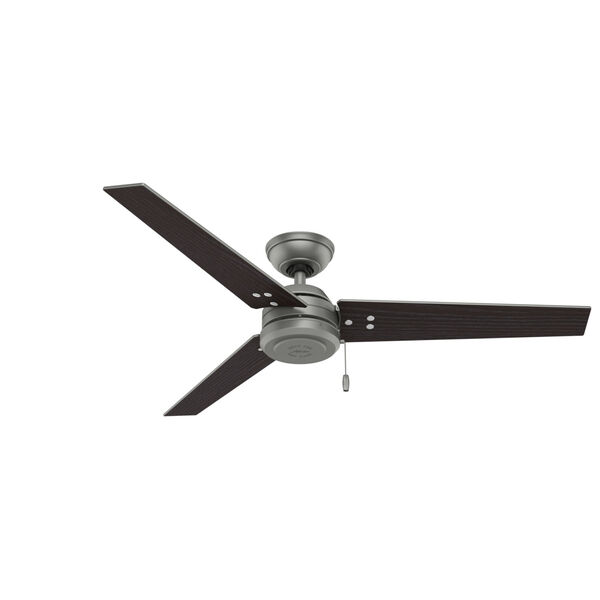 Cassius Matte Silver 52-Inch Outdoor Ceiling Fan, image 3