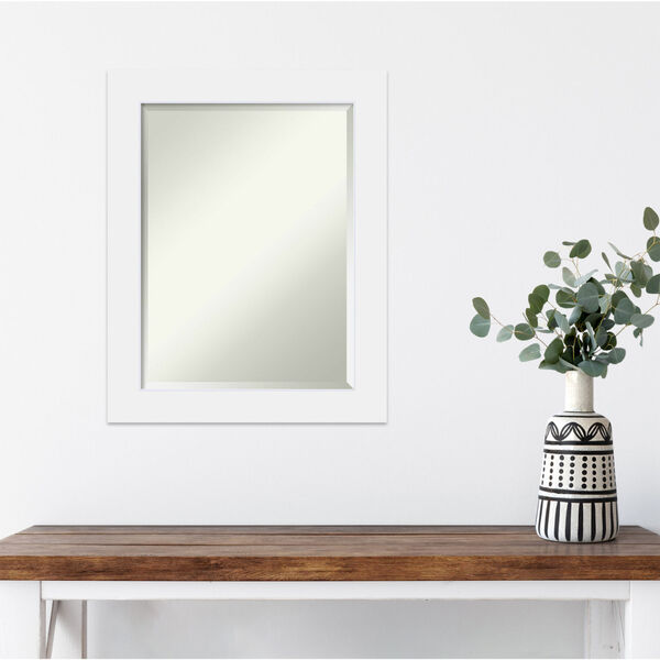 Corvino White 23W X 29H-Inch Decorative Wall Mirror, image 3