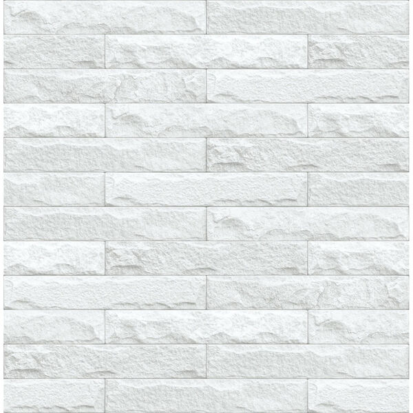 NextWall Limestone Brick Peel and Stick Wallpaper, image 2