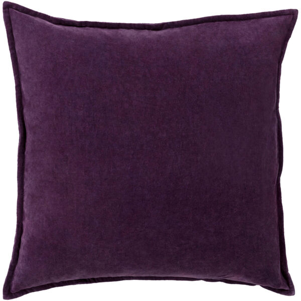 Loring Velvet Eggplant 13 x 9 In. Pillow with Poly Fill, image 1